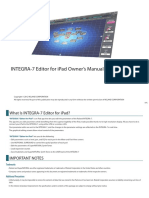 Integra-7 Editor For Ipad Owner'S Manual