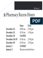 Christmas Recess Hours Landscape2017