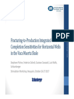 Completion Sensitivities for Horizontal Wells in the Vaca Muerta Shale