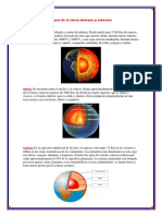 Capas de La Tierra Internas y Externas