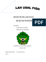 Hukum Islam Dengan Hukum Positif