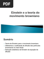 Einstein e a Teoria Do Movimento Browniano