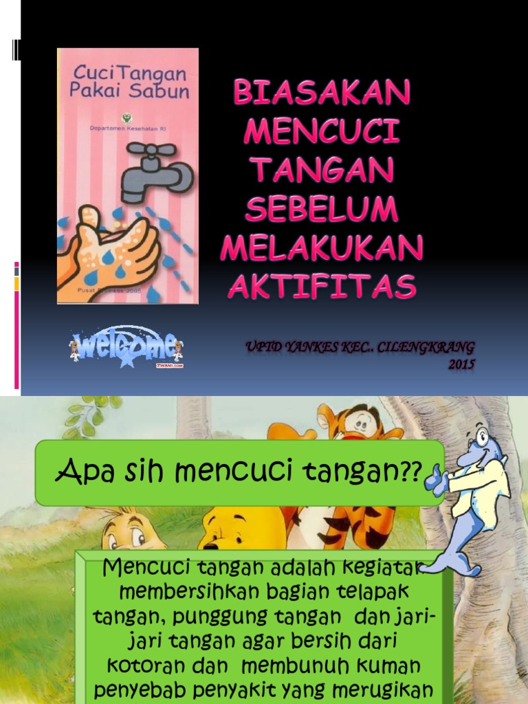 Poster Kesehatan Cuci Tangan | Hidup Sehat