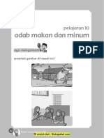 Pelajaran 10 Adab Makan Dan Minum PDF