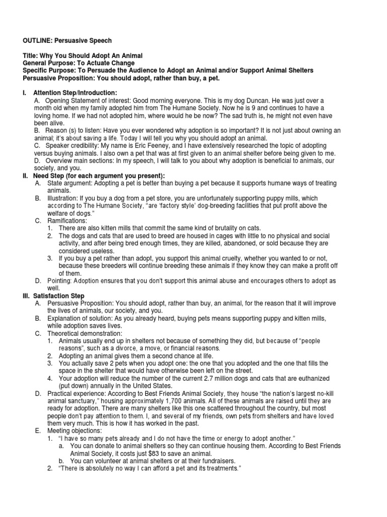 Speech on adopting pets is the best choice picture