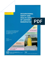 Occupational Safety Healthe Aspects of Leather Manufacture