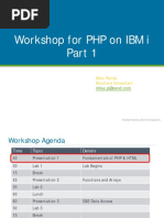 Workshop For PHP On IBM I: Mike Pavlak Solutions Consultant