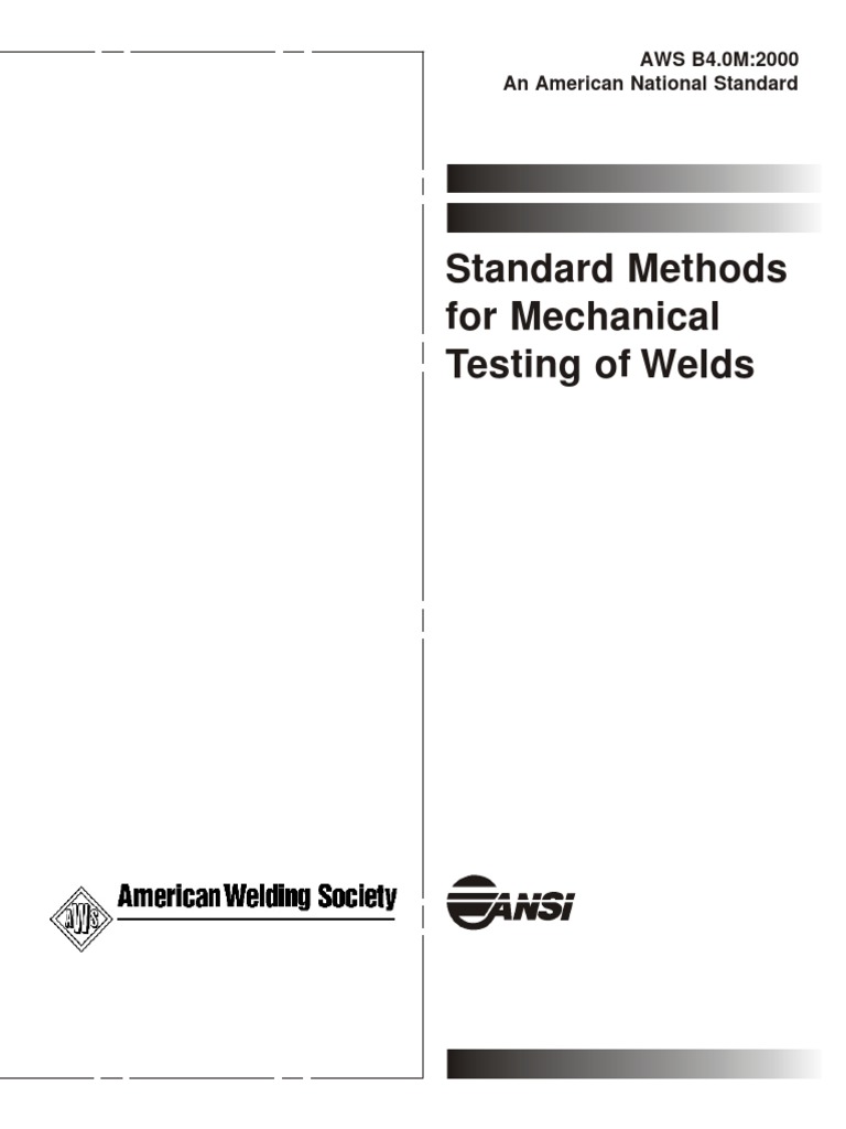 AWS Weld Test Welding Nondestructive Testing