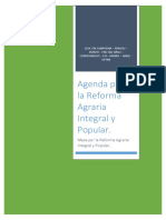 Agenda Reforma Agaria Integral y Popular