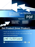 Dot Product Proyeksi Orthogonal