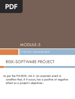 Module-5: It Project Management