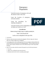 Emergency Preparation: Fire Safety Tips Do Not Attempt To Fight A Large or Rapidly Spreading Fire