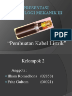 Presentasi Kabel Listrik TekMek3