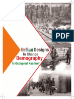 Indian Designs To Change Demography in Jammu and Kashmir