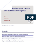Tools For Performance Metrics and Business Intelligence PDF