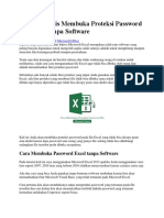 2 Cara Praktis Membuka Proteksi Password File Excel Tanpa Software