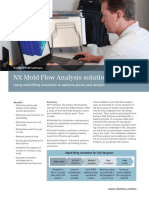 NX Mold Flow Analysis