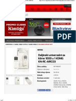 Daljinski Univerzalni Za Klime 1000 U 1 KONIG KN-RC-AIRCO3