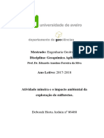 Impacto Ambiental Mineração Sulfuretos