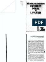 W. Von Humboldt. Selección de Textos PDF