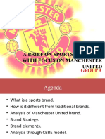A Brief On Sports Branding With Focus On Manchester United: Group 9
