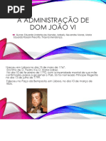 A Administração de Dom João VI
