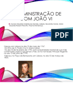 A Administração de Dom João VI