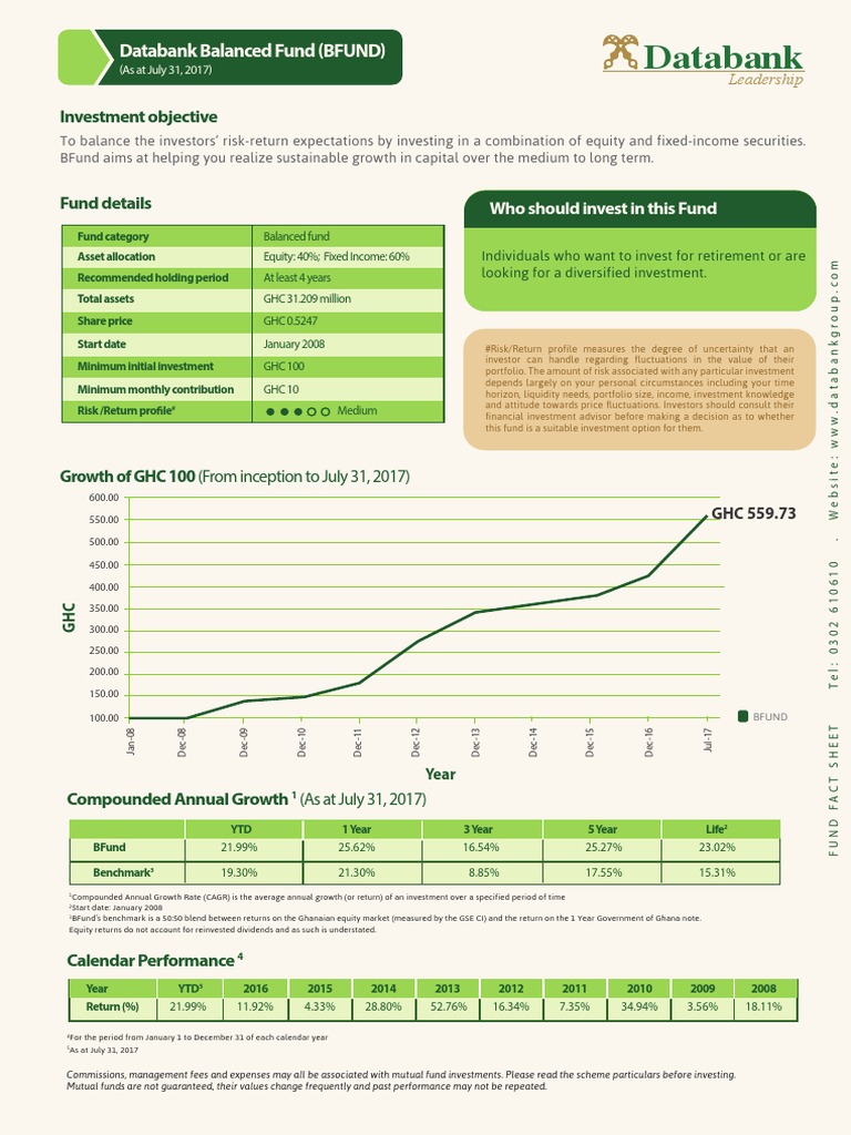 GHC 100 Growth Overview to July 2017 | PDF | Investor | Investing