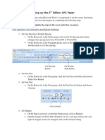 Setting Up The 6th Edition APA Paper Revised 0 PDF