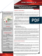 Ficha Tecnica #21 Sistemas de Extincao de Incendios Por Agentes Gasosos