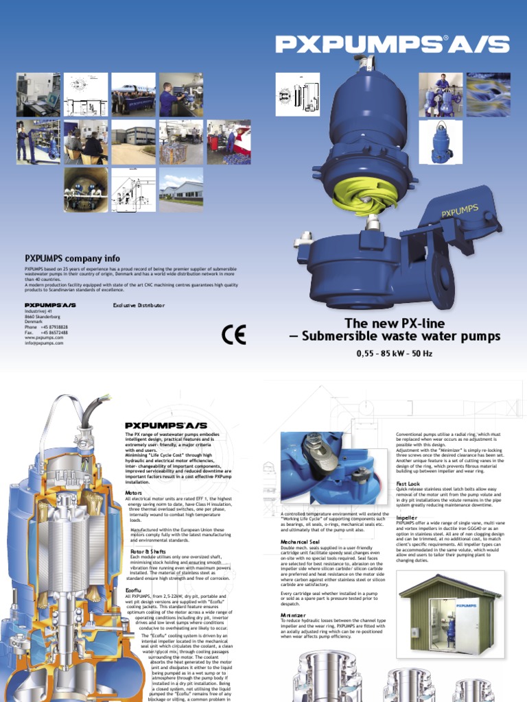 PX Pumps Folleto PDF | PDF | Pump | Steel