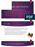 Gizi Pada Usia Produktif