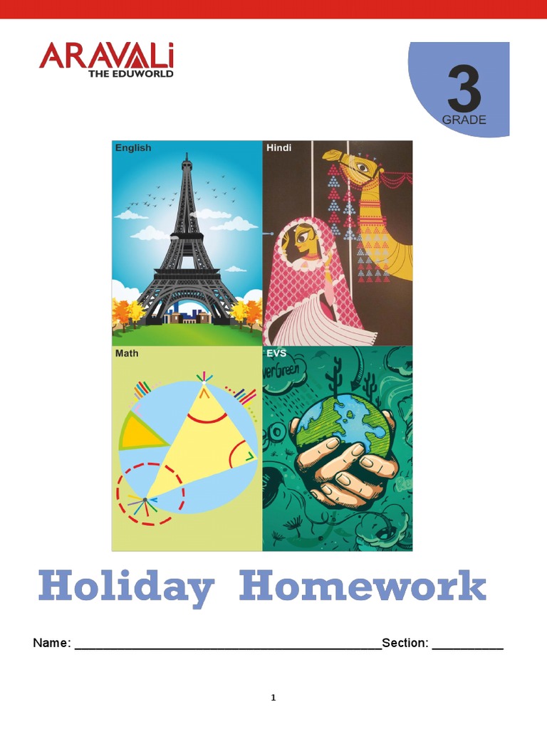 Grade 3 Holiday Homework | PDF | Cricket | Water
