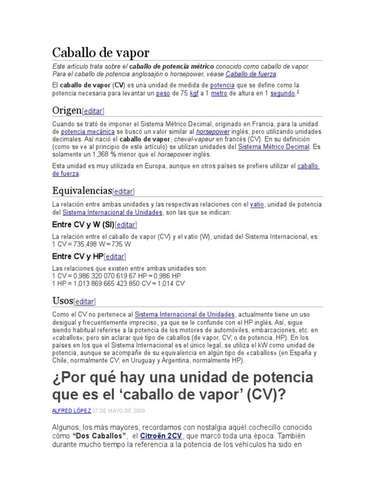Caballo De Vapor:  A Comprehensive Overview - 00yj3ai