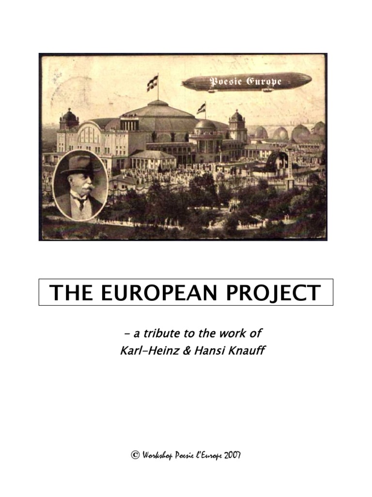 POESIE EUROPE 2007: The European Project | PDF | Multilingualism