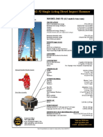 APE Model D62-52 Single Acting Diesel Impact Hammer Specs