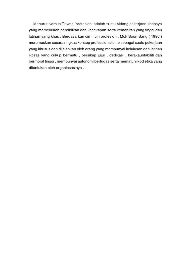 Maksud Profesion Keguruan Pdf