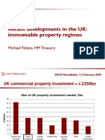 Recent Developments in The UK: Immoveable Property Regimes: Michael Fekete, HM Treasury