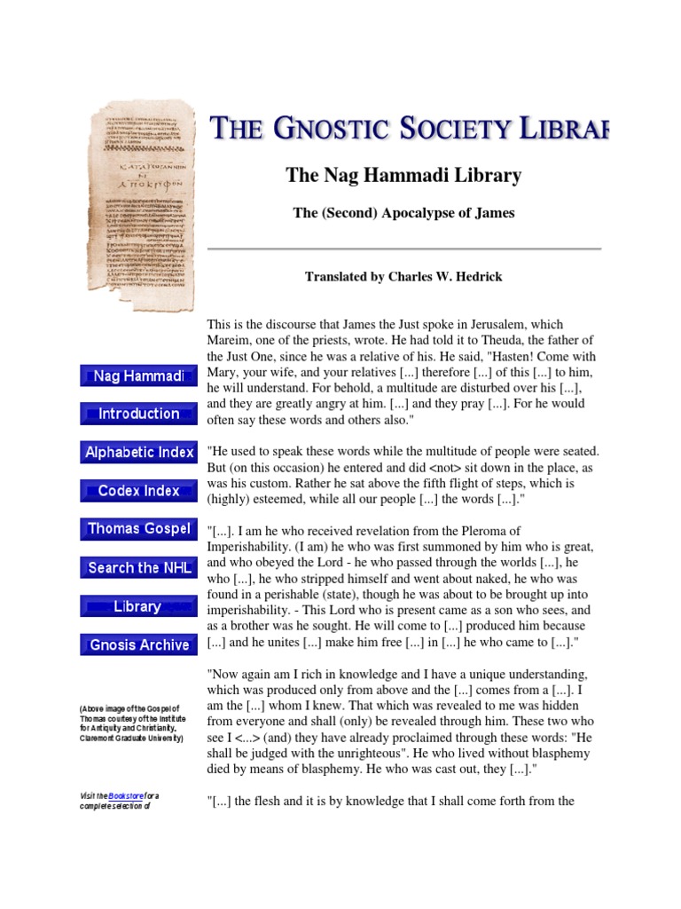The (Second) Apocalypse of James PDF Grace In Christianity