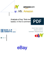 Amazon: Analysis of Two "First-Movers" That Lasted, in The E-Commerce Space