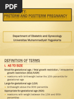 M. Preterm and Postterm - New