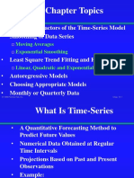 Chapter Topics: - Component Factors of The Time-Series Model - Smoothing of Data Series