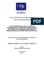 2017 Valladares Etica Empresarial en La Toma de Decisiones