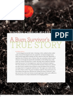 By Shelley McKown... Injury Board 'The Safety Report' Fall 2010 Issue. FINDING CHARLIE MORECRAFT... A Burn Survivor's True Story.