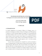 1º Circular Viii Jornadas de Historia de La Patagonia-Viedma