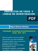 Proyectos y Líneas de Investigación