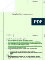 Spring/Mass/Damper System Example