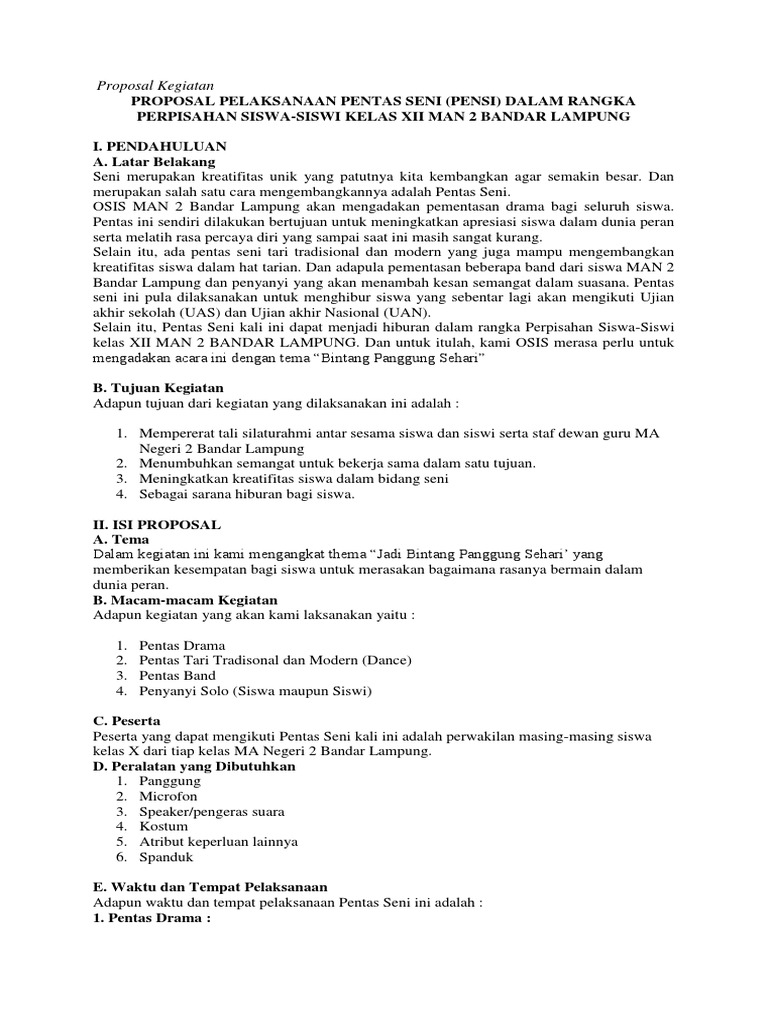 Jenis Jenis Proposal