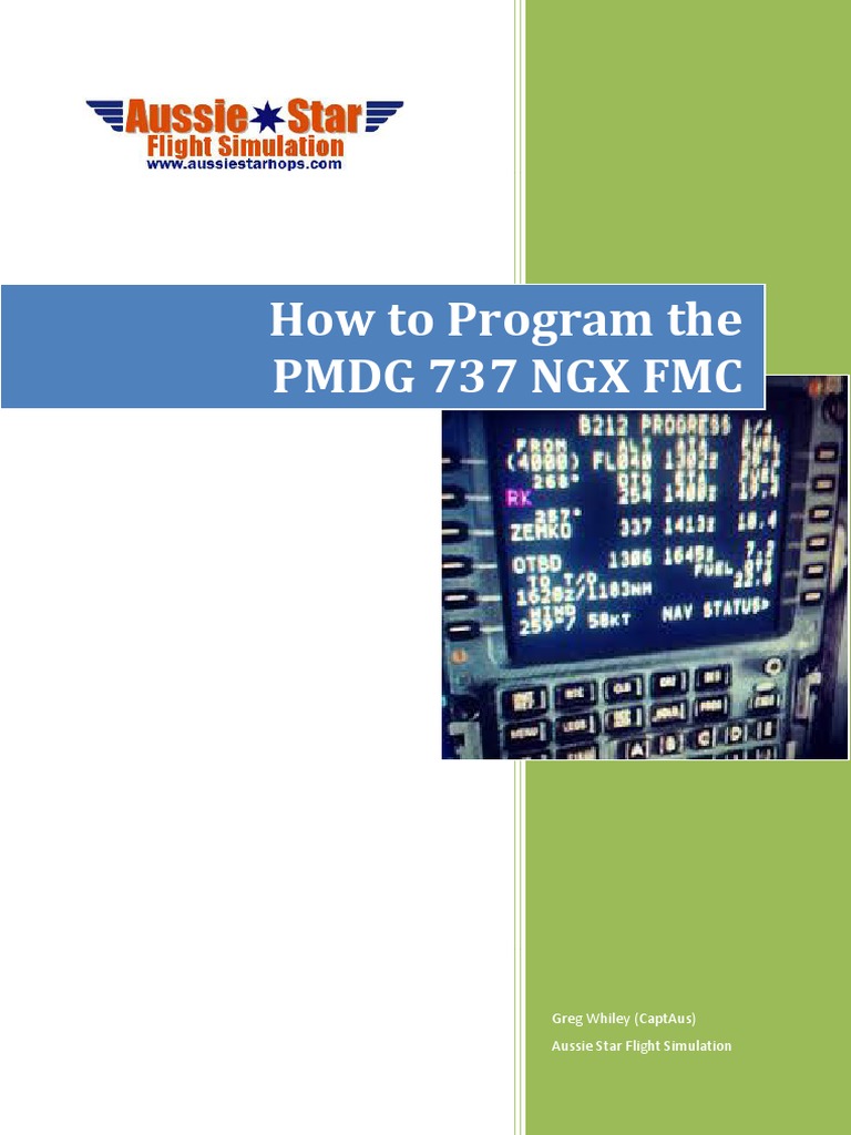Programming the PMDG 737 NGX FMC | PDF | Takeoff | Payload
