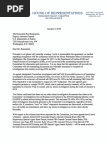 CHM Ltr to DAG Re Memorialization of Call and Subpoena Compliance - 4 Ja...